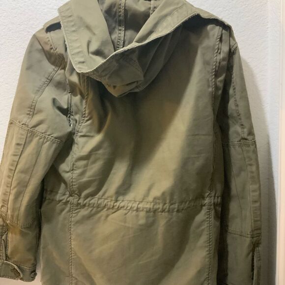J. CREW Utility Jacket Mens SIZE Small Military Style Field Green - Picture 5 of 10